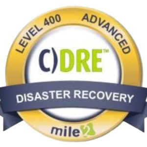 C)DRE: Certified Disaster Recovery Engineer badge