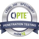 CPTE: Certified Penetration Testing Engineer Badge